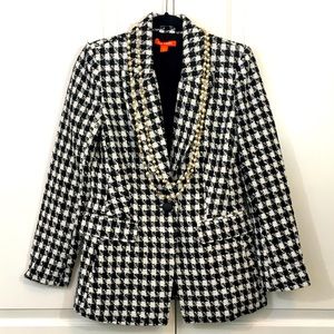 Houndstooth blazer (coordinate set)